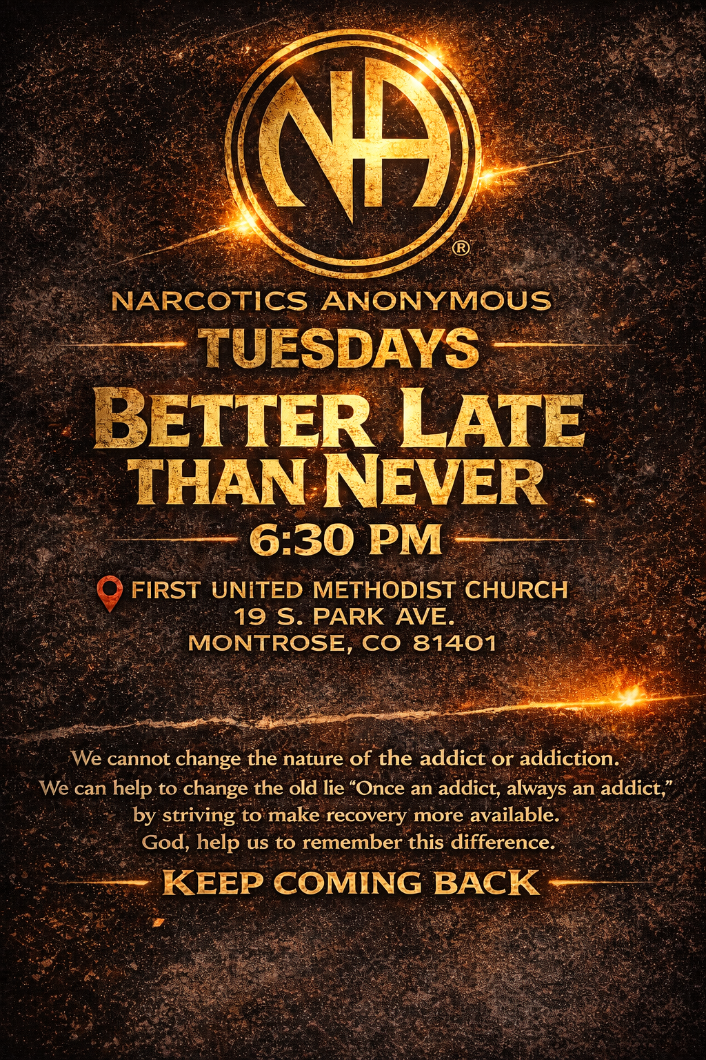 Montrose NA Meeting Info